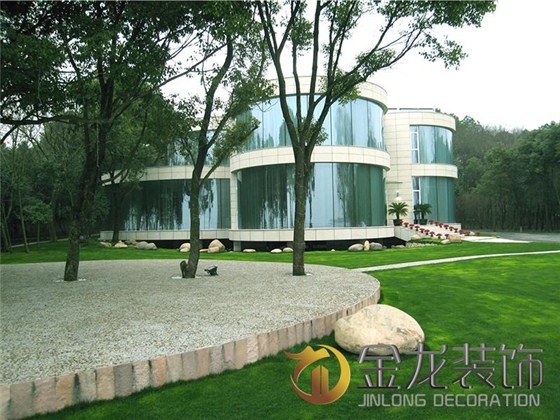 别墅精修、楼盘精装修，金龙装饰-青浦淀山湖别墅外景