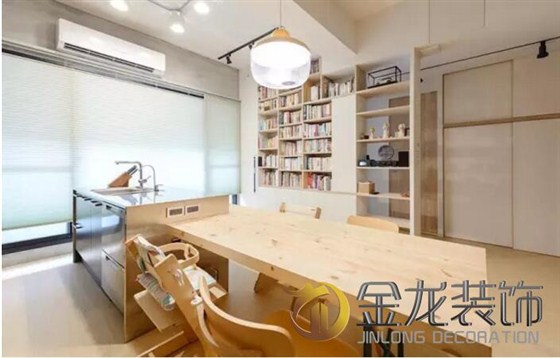 专注于别墅精装修、楼盘精装修，拥有多项荣誉资质企业山东金龙装饰，分享一则老公寓小户型改造。