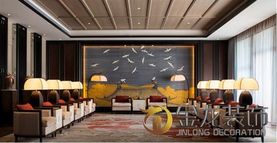 别墅精装修专业企业&mdash;&mdash;金龙装饰分享：诠释文人精髓和新东方魅力的1000平米别墅精装修 。