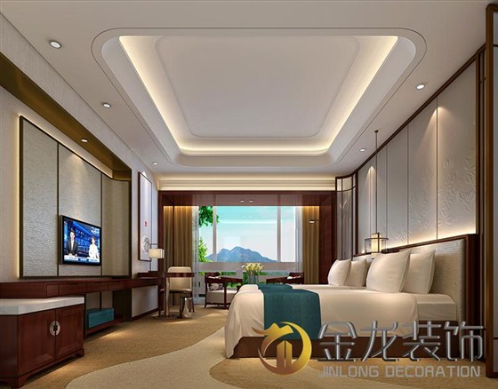 酒店工程精装修｜金龙装饰：东方大厦装修工程&mdash;&mdash;标间效果图