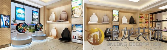 工程精装修专家｜金龙装饰：力源汽车用品5S体验店效果图：