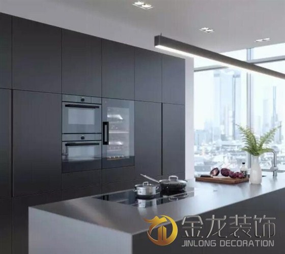 精装房装修专业企业&mdash;&mdash;金龙装饰分享：一套顶级豪宅，极简厨房是关键！