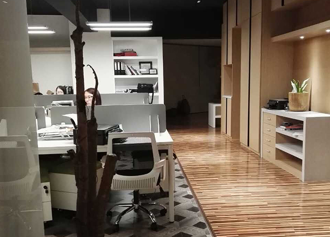 精装房专家，金龙建设上海分公司办公环境