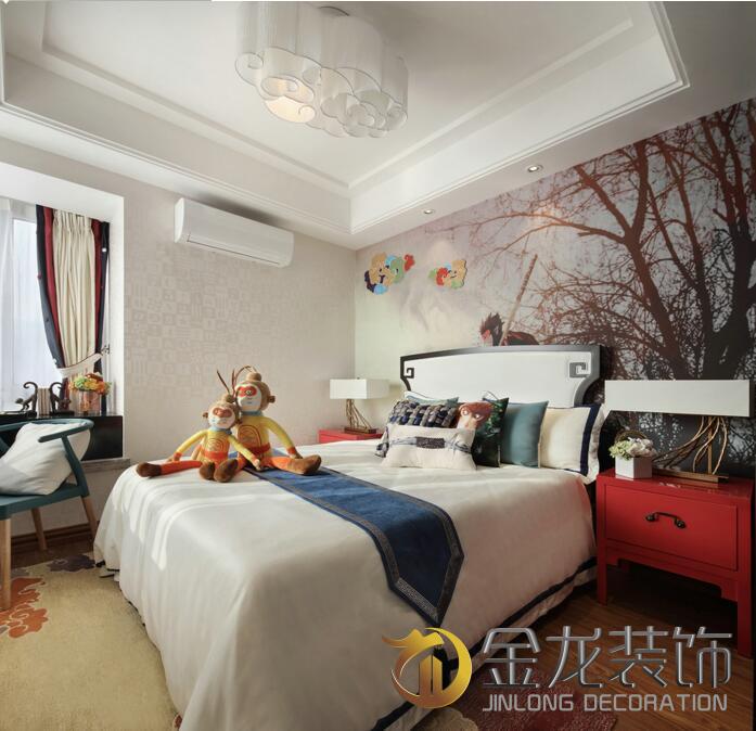 住宅精装修专家金龙装饰，精美欧式住宅精装修案例-儿童房