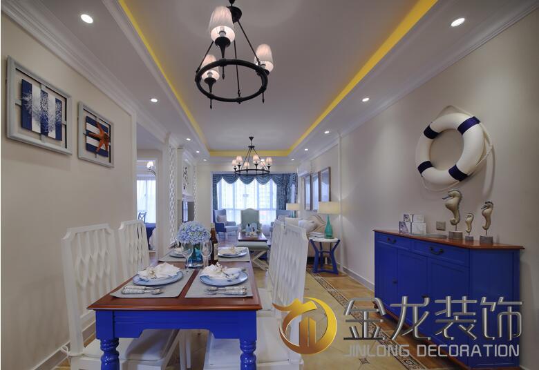 金龙装饰,样板间装修，地中海风格装修，客厅