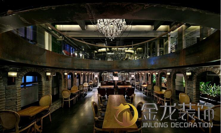 办公室精装修，金龙装饰，中世纪的古堡办公&mdash;用餐区