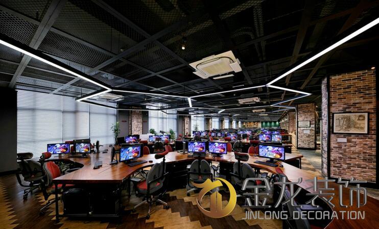 办公室精装修，金龙装饰，三楼的主题便是魔幻车站。