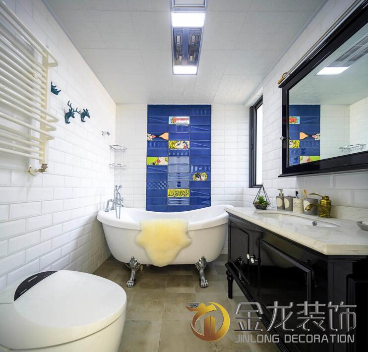 精装房精装修｜金龙装饰｜北欧风格家庭装修案例&mdash;&mdash;实景照片，浴室