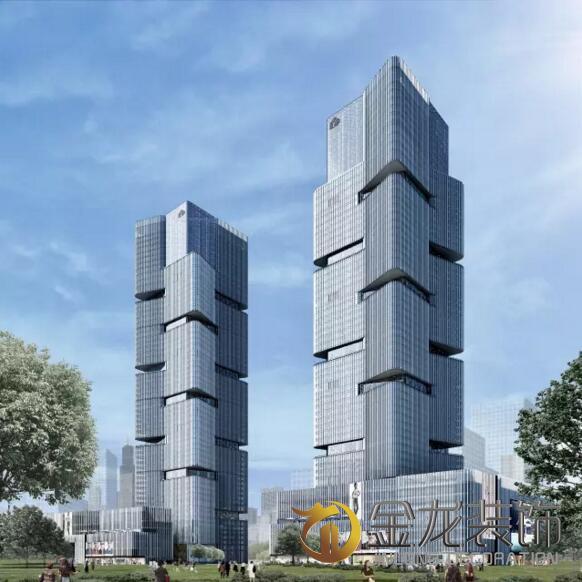 办公室精装修专业企业&mdash;&mdash;金龙装饰分享：超有国际范的中国城市地标设计之郑东绿地中心。