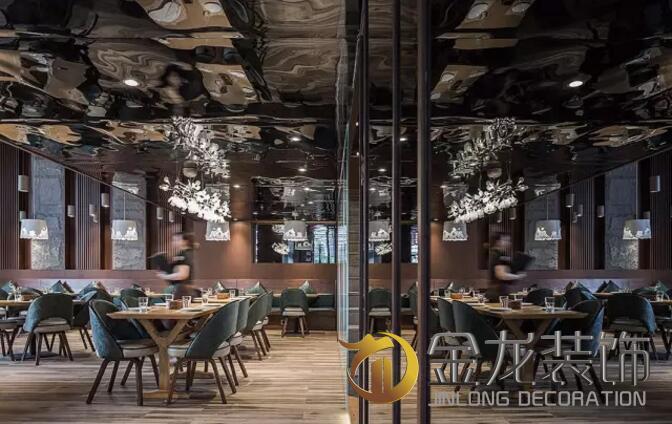 &ldquo;山非山，水非水&rdquo;是第五间店的主题。工程精装修设计&mdash;&mdash;金龙装饰分享：室内的空中花园 ！