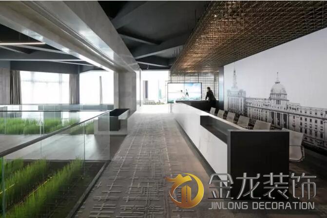 售楼处精装修专业企业&mdash;&mdash;金龙装饰与大家分享：绿意中生长的科技感&mdash;&mdash;四季售楼处。