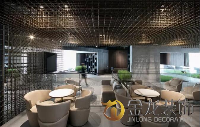 售楼处精装修专业企业&mdash;&mdash;金龙装饰与大家分享：绿意中生长的科技感&mdash;&mdash;四季售楼处。