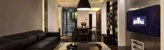 精装房装修｜金龙装饰｜120㎡现代简约风格案例——啡色时光。
