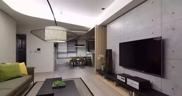 金龙装饰：水泥电视墙设计
