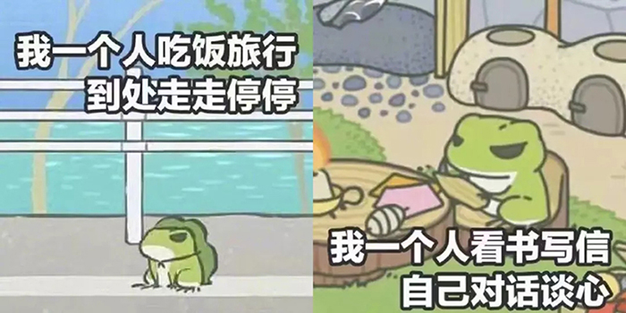 金龙装饰：旅行青蛙过年回家!